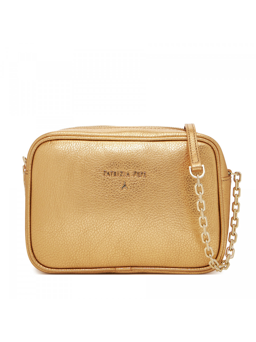 Kabelka Patrizia Pepe 8B0071 L138-Y442 Zlatá